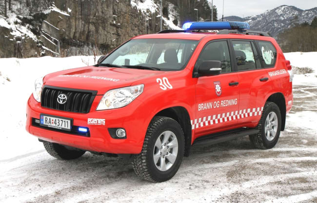 Avgiftsfri RØYKDYKKERBIL levert til Bergen Brannvesen