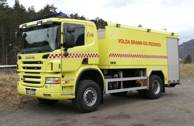 Ny branntankbil levert til Volda Kommune