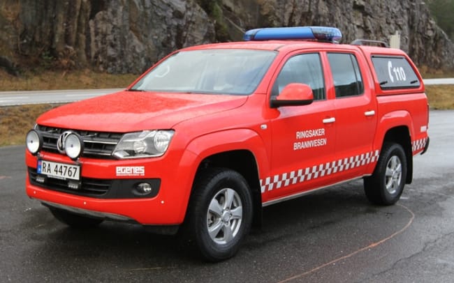 Vi gratulerer Ringsaker Brannvesen med ny røykdykkerbil på VW Amarok