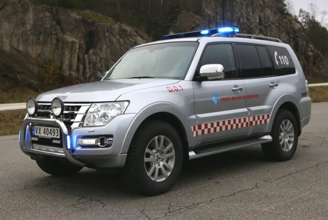 Vi gratulerer Frøya Brann og Redning med ny Pajero røykdykkerbil