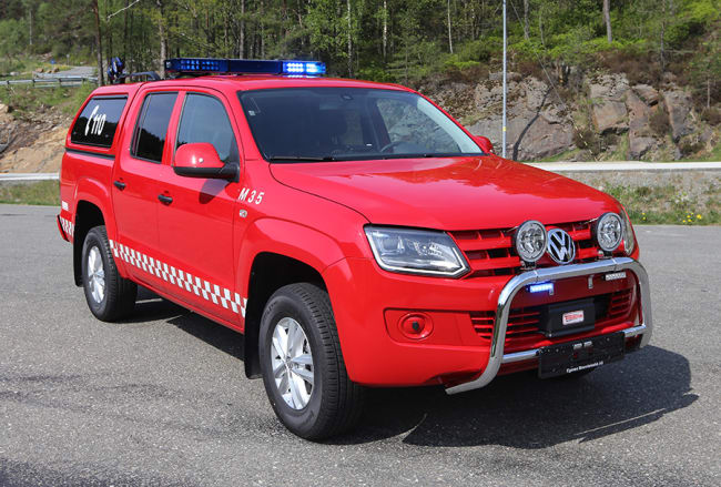 Vi gratulerer Mosseregionen med ny røykdykkerbil på VW Amarok
