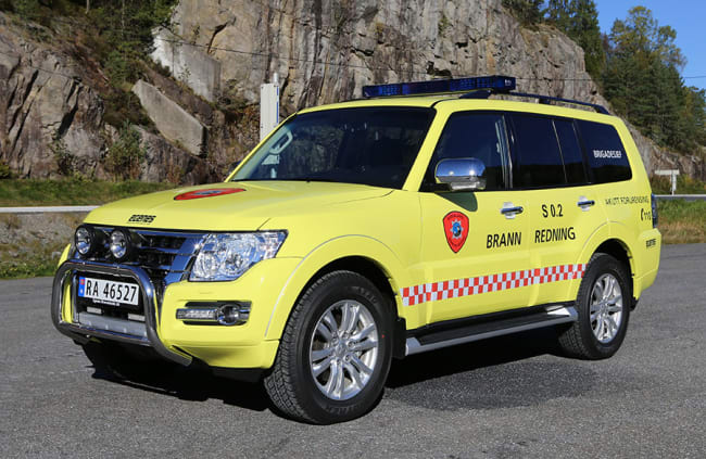 Vi gratulerer Rogaland Brann og Redning med enda en Pajero røykdykkerbil