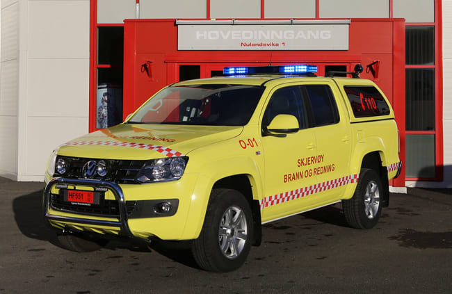 Vi gratulerer Skjervøy brann og redning med ny røykdykkerbil på VW Amarok