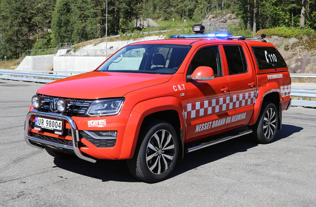 Vi gratulerer Nesset brann og redning med ny røykdykkerbil på VW Amarok V6