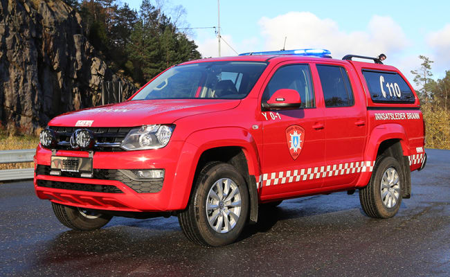 Vi gratulerer Odda brann og redning med ny røykdykkerbil på VW Amarok V6