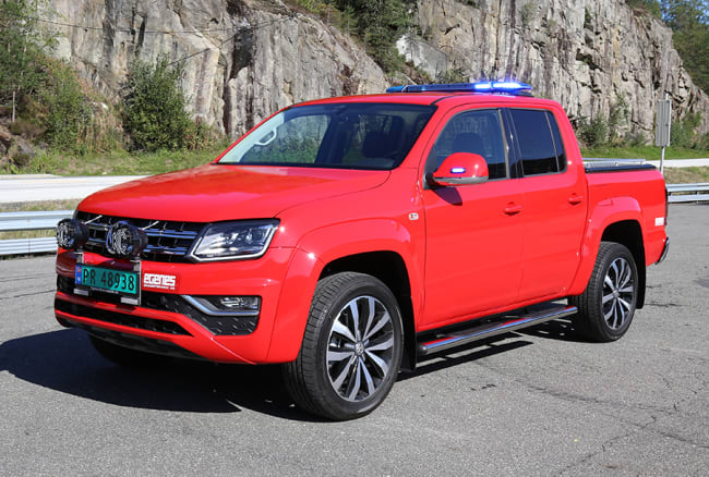 Vi gratulerer Setesdal Brannvesen IKS med ny bil påbygget VW Amarok