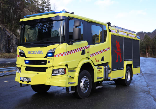 Brannbil til Namdal brann- og redningsvesen