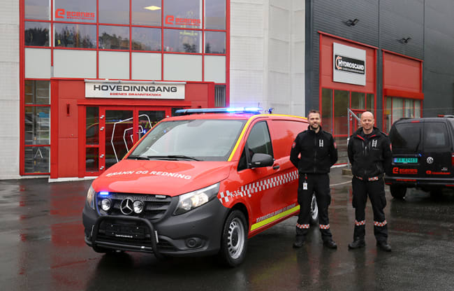Fremskutt enhet på Mercedes Vito til Kvinnherad
