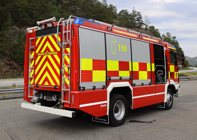 Vi gratulerer NORBRA IKS, Åfarnes stasjon, med ny brannbil på MAN chassis med Rosenbauer AT påbygg - slideshow 8