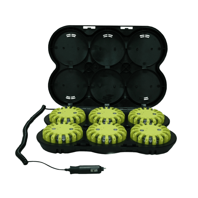 PowerFlare 6xoppladbare i koffert