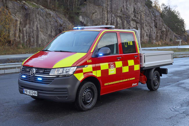 Pickup røykdykkerbil til KBR