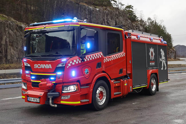 Brannbil Rogaland brann og redning