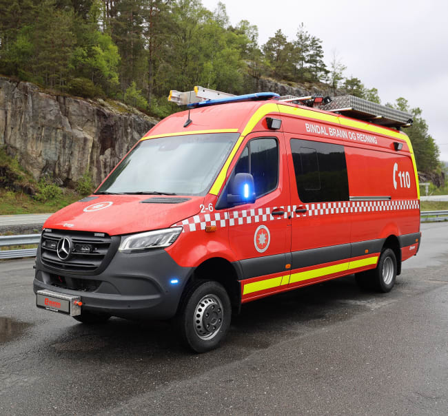 Lett brannbil til Bindal brann og redning