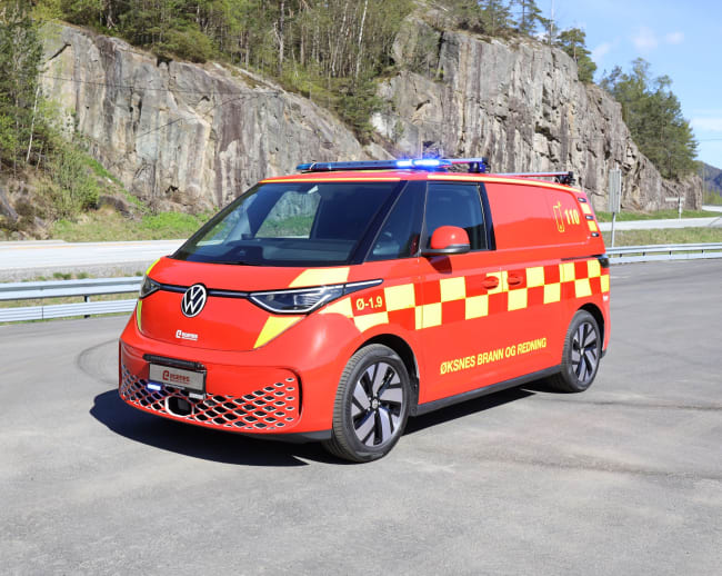 Feierbil til Øksnes brann og redning