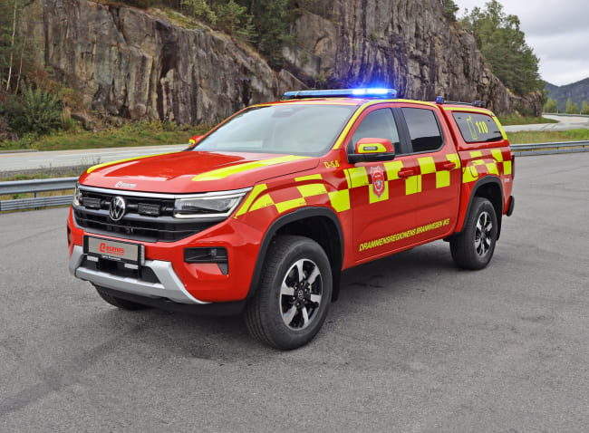 Lett innsatskjøretøy med Rosenbauer UHPS® slokkeanlegg til Drammen.