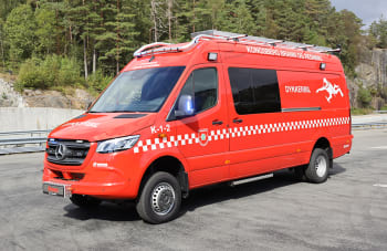 Dykkerbil på Mercedes Sprinter 519cdi til Kongsberg