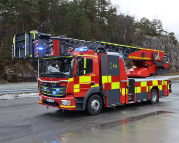 32 meter stigebil fra Rosenbauer levert til Oslo