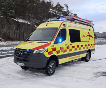 Dykkerbil på Mercedes Sprinter til Drammen