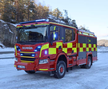 Brannbil Ålesund Brannvesen - Valderøy