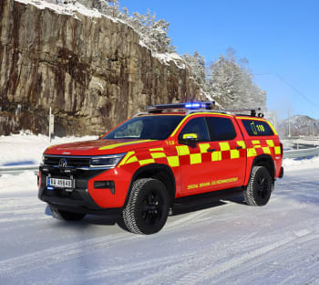 Fremskutt enhet på den  nye VW Amarok til Sirdal