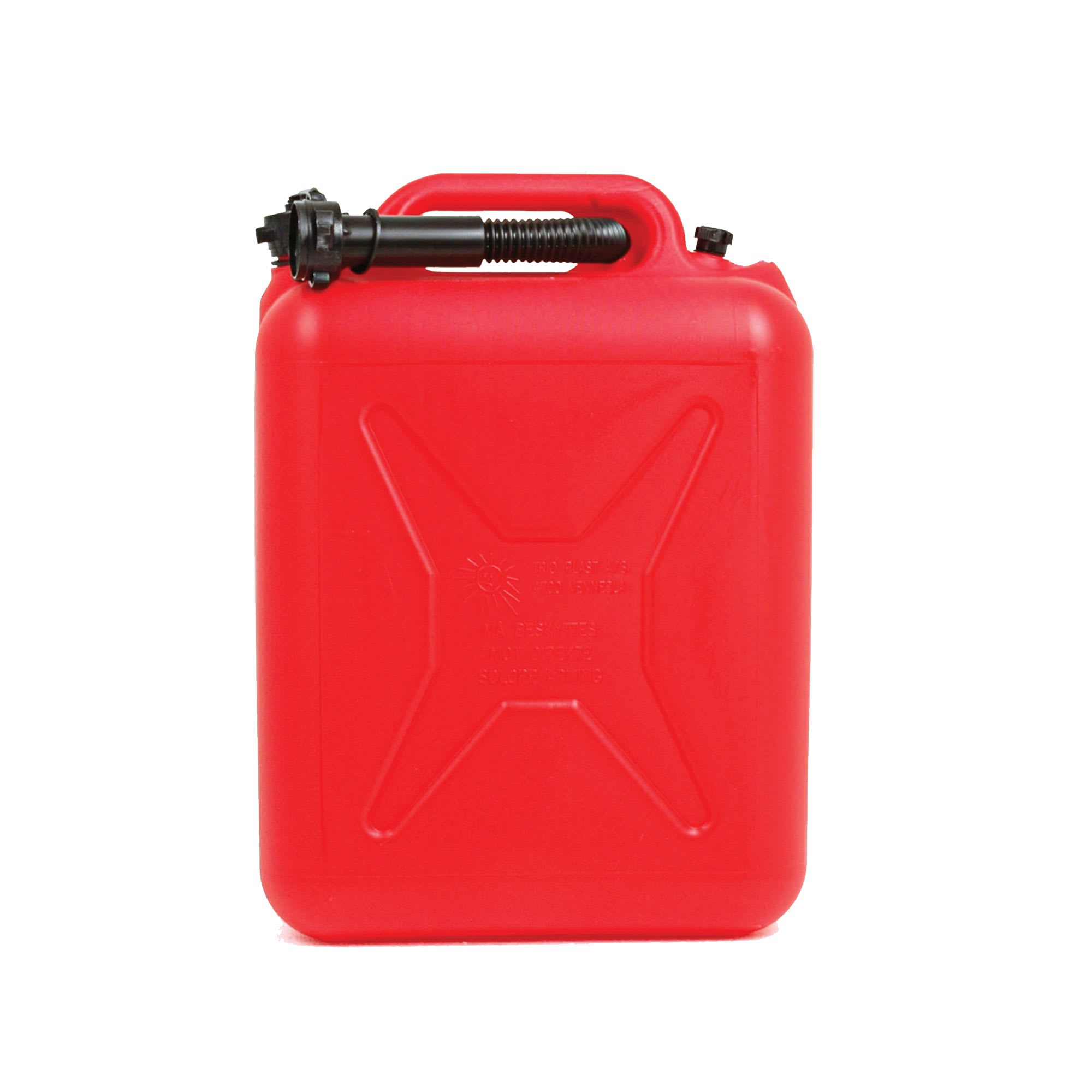 Bensinkanne 20l rød plast