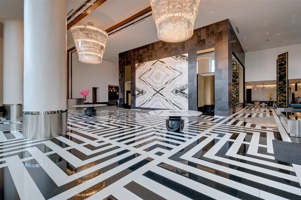 houston's arabella high rise condos lobby