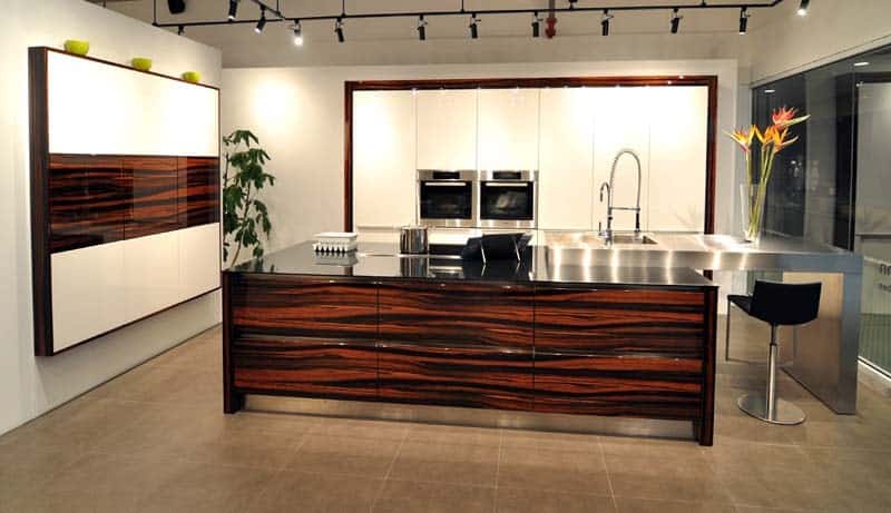 makassar high gloss kitchen cabinetry in eggersmann florida german kitchen showroom