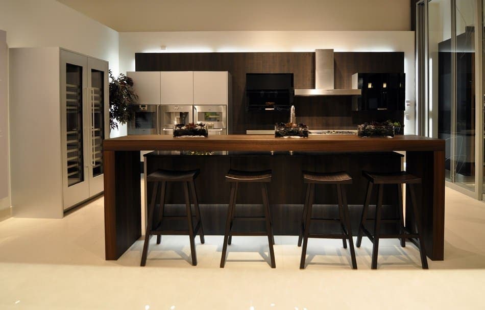 eggersmann ultra modern bar height seating in torino trondheim finish