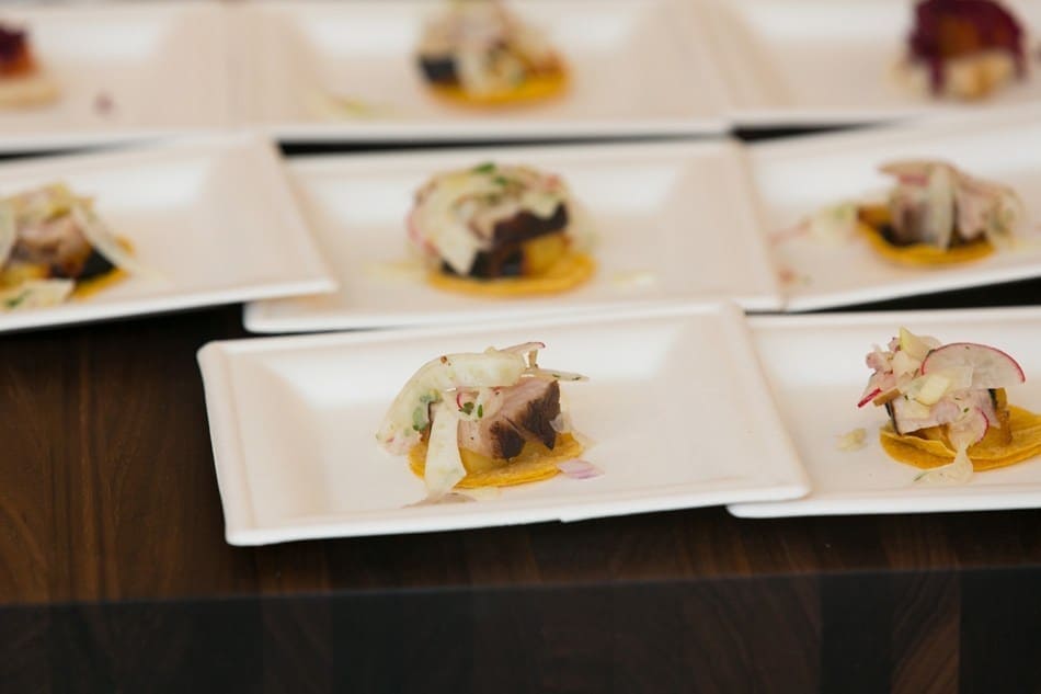 luxe east liberty grand opening food served