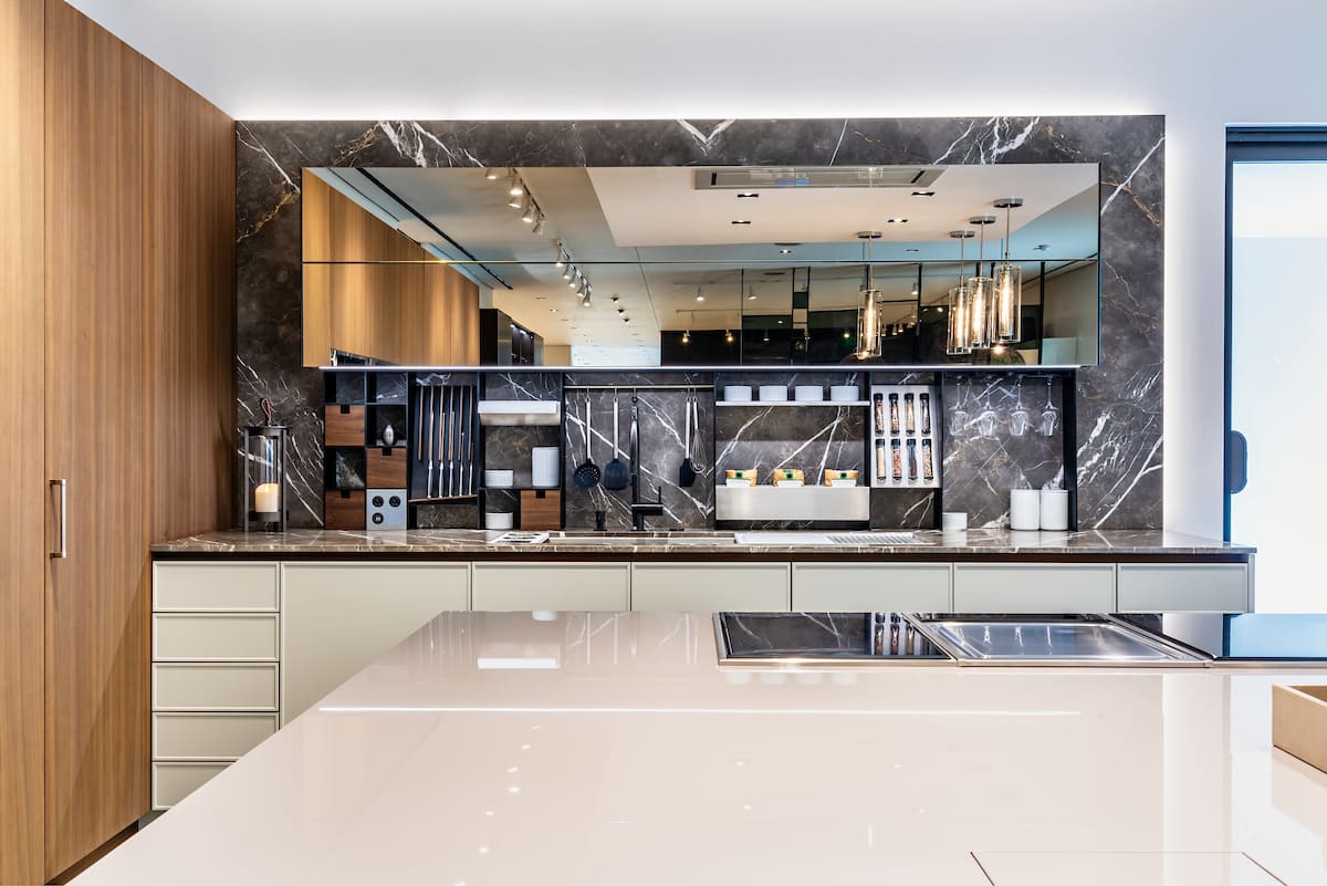 15-square kitchen backsplash storage and display shelving