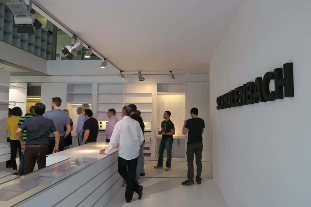 demonstrating innovations in home living solutions during the 2017 eggersmann german kitchen cabinet factory tour exploring hiddenhausen