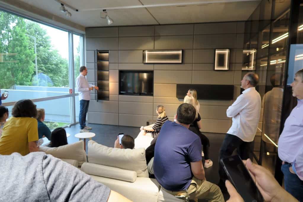 demonstrating innovations in home living solutions during the 2017 eggersmann german kitchen cabinet factory tour exploring hiddenhausen