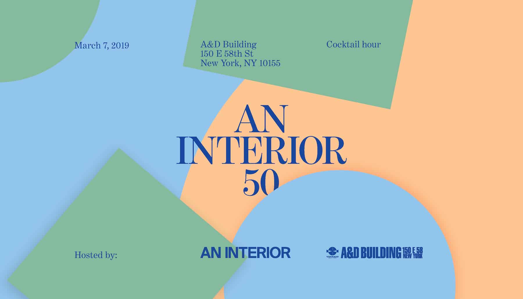 announcement of 2nd Annual Editors’ Choice Awards for the Top 50 Most Influential Interior Architects practicing today in the US.