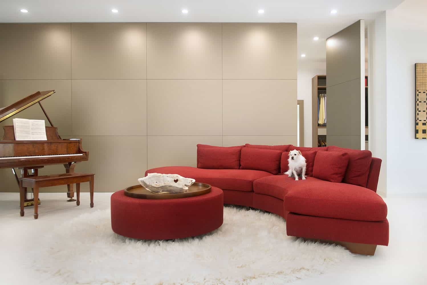 bespoke upholstered furniture by eggersmann perfect for lounging beside the piano