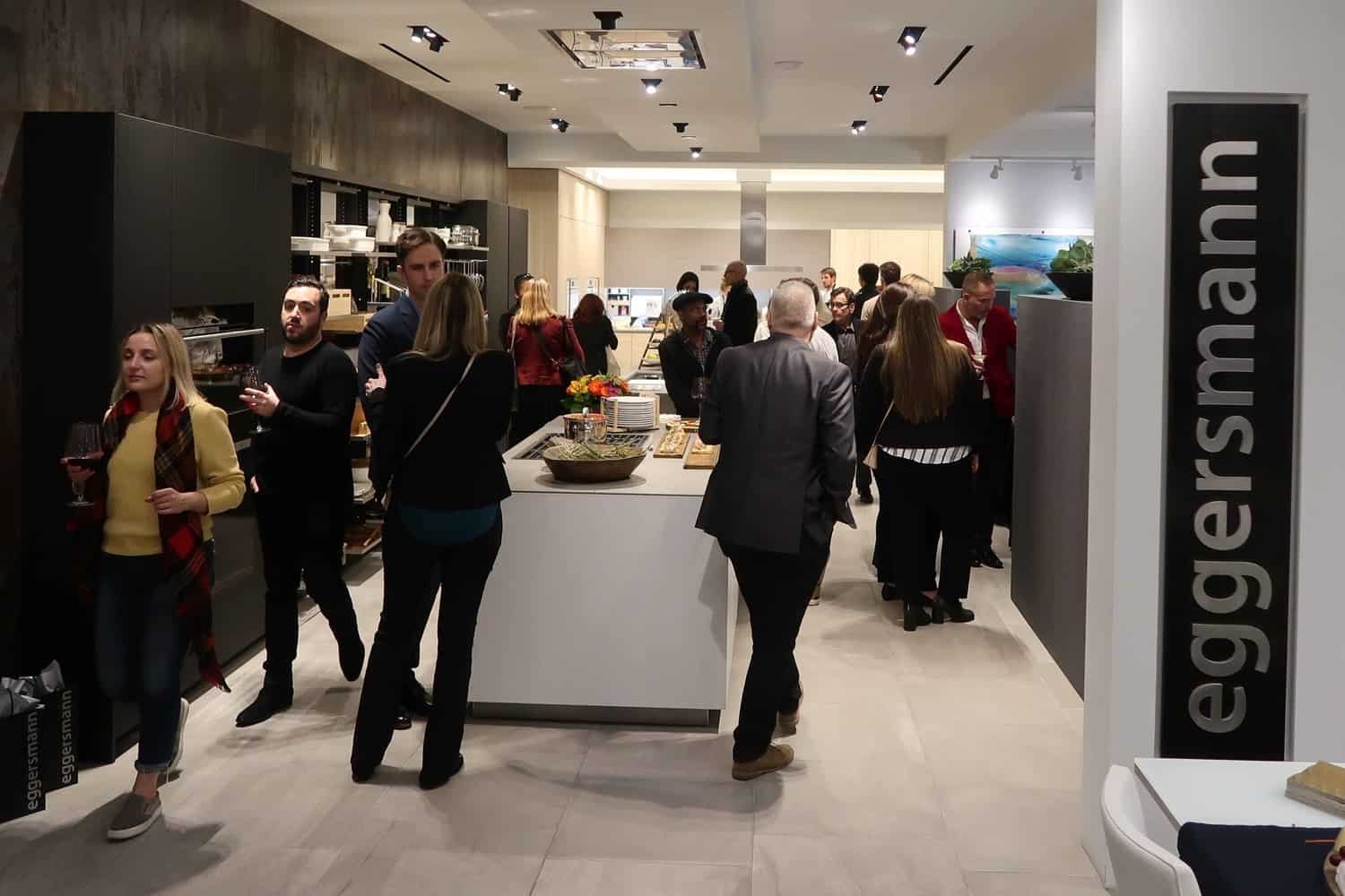 The eggersmann LA event sponsored by Cosentino was well attended