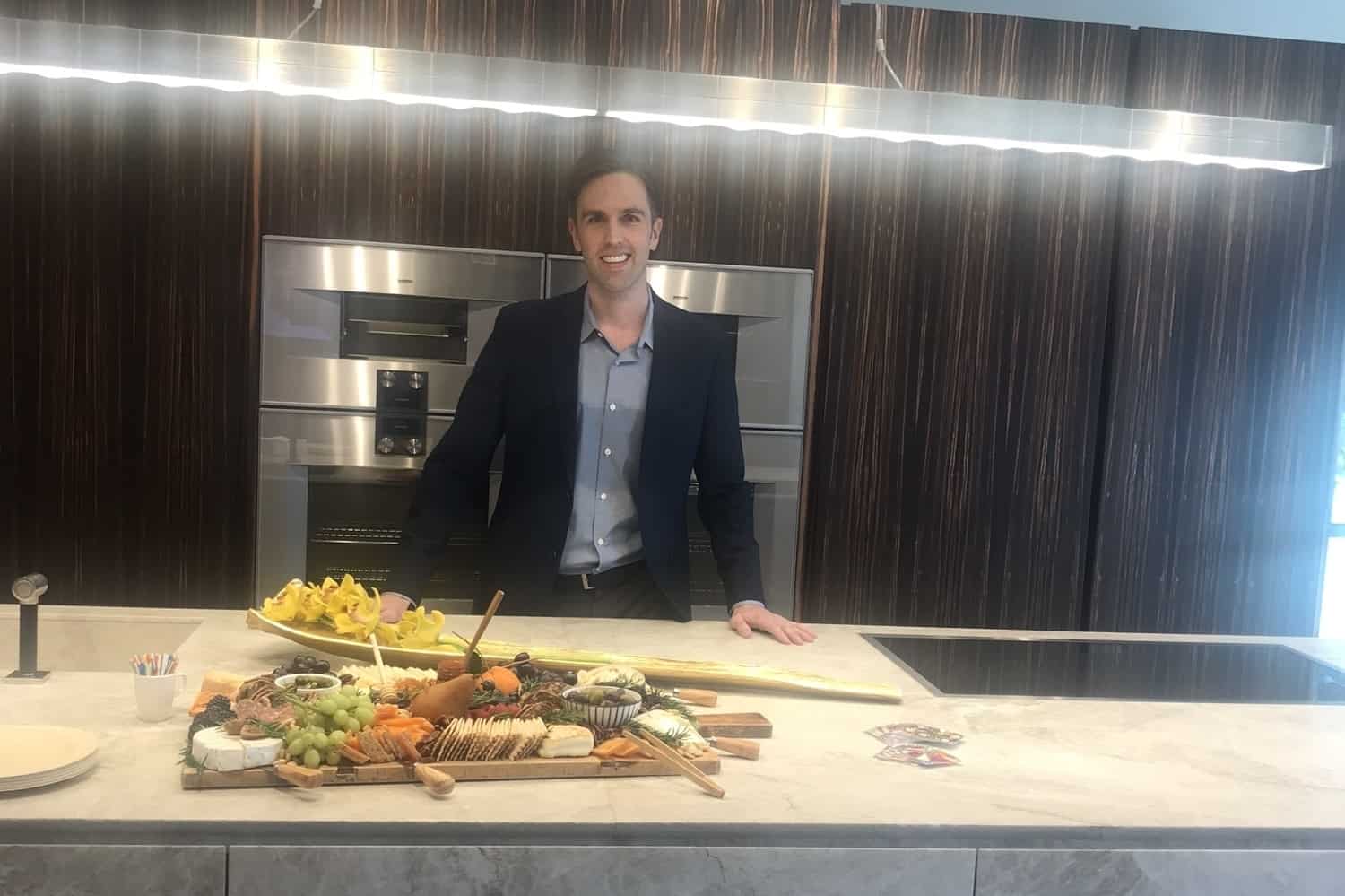 Brian Allen, eggersmann LA showroom director and designer, hosted a cocktails and german-inspired cooking event on February 28th sponsored by Cosentino