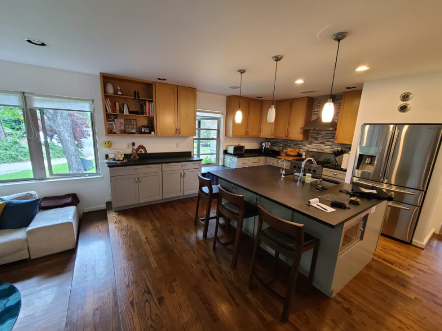 before pictures of an eggersmann kitchen renovation project in oak cliff neighborhood of dallas