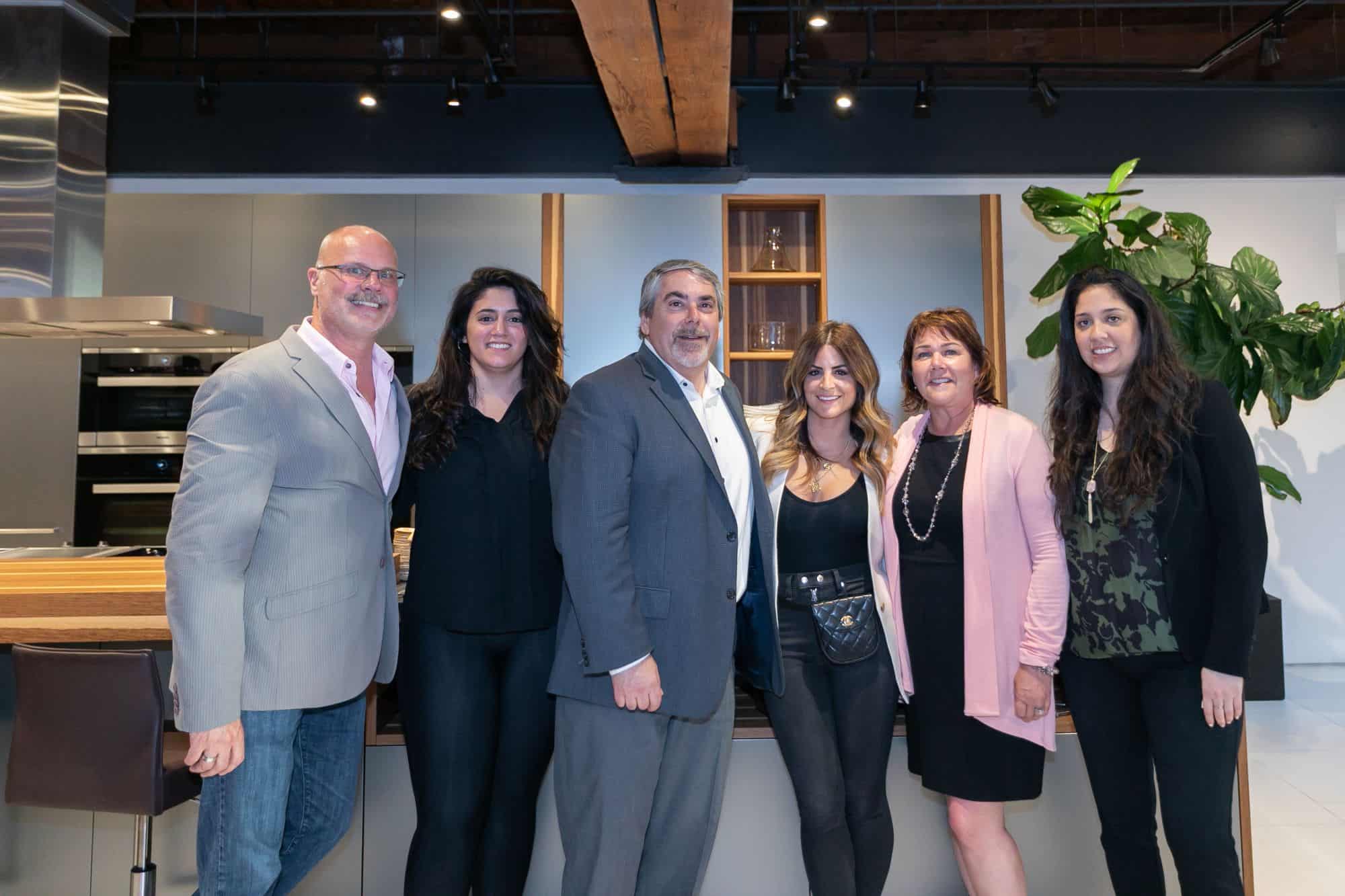 alison victoria with eggersmann usa owners michael and sandra soltoff and the eggersmann chicago designers