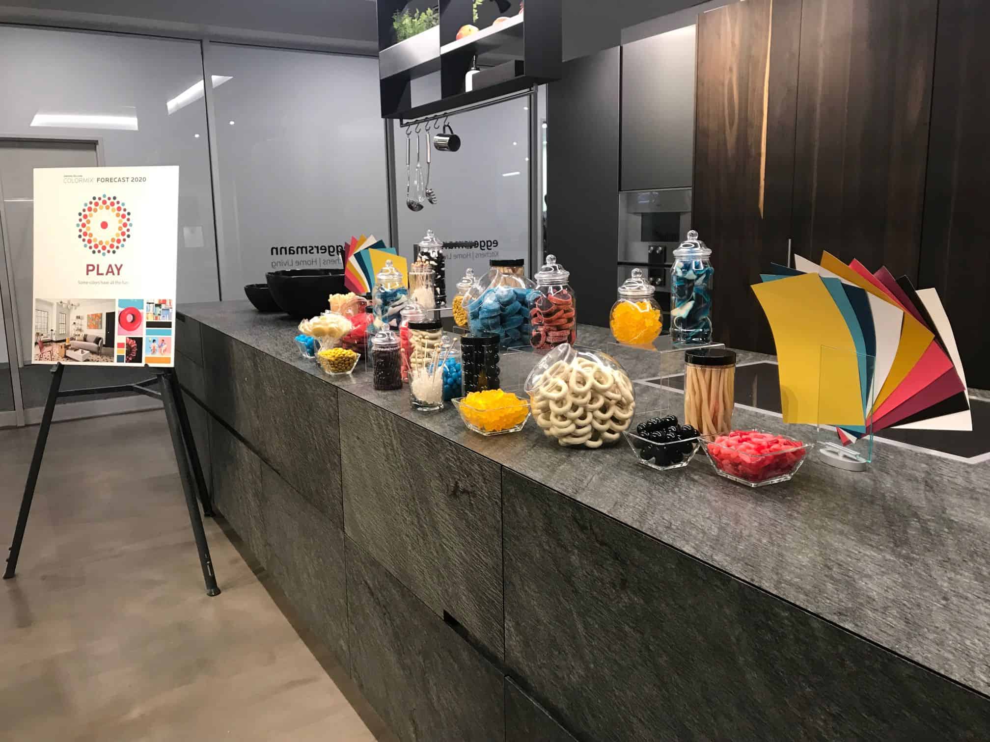 Candy Display from the Sherwin Williams Colormix Forecast 2020