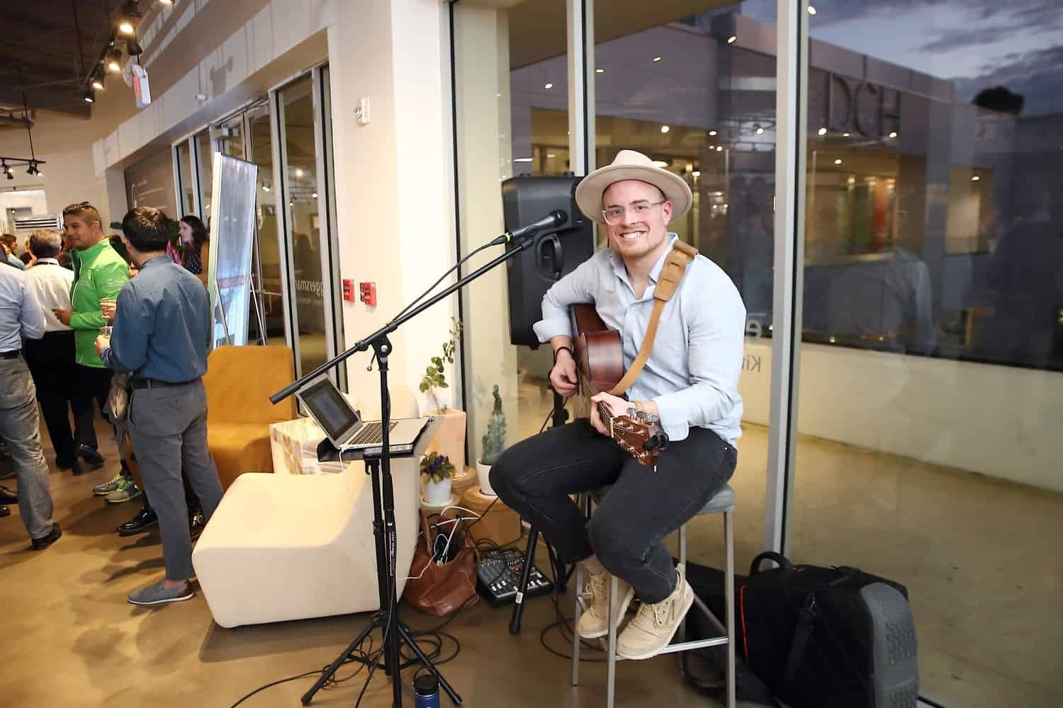 matt janney entertained at the aia houston home tour appreciation party