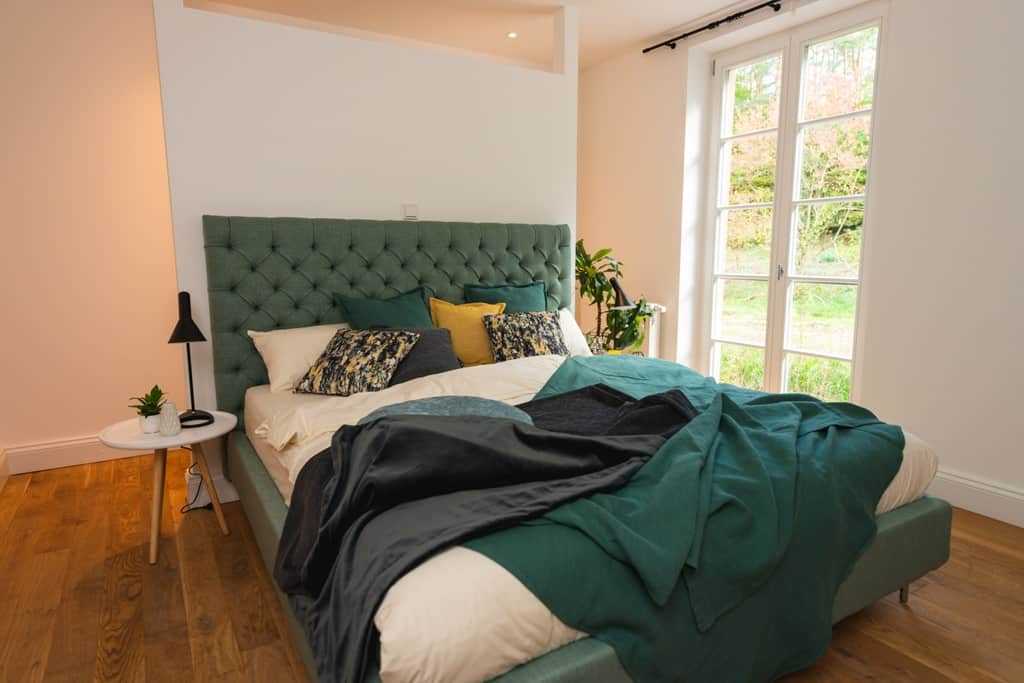 eggersmann elegance and detail in craftsmanship of this clever wall headboard