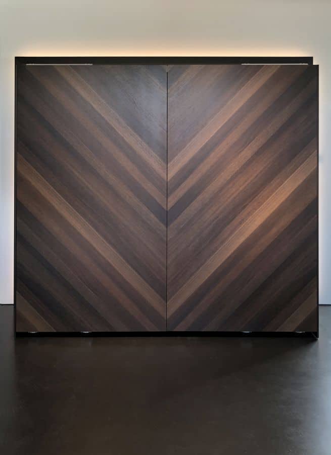 eggersmann factory tour chevron smoked oak wall cabinet