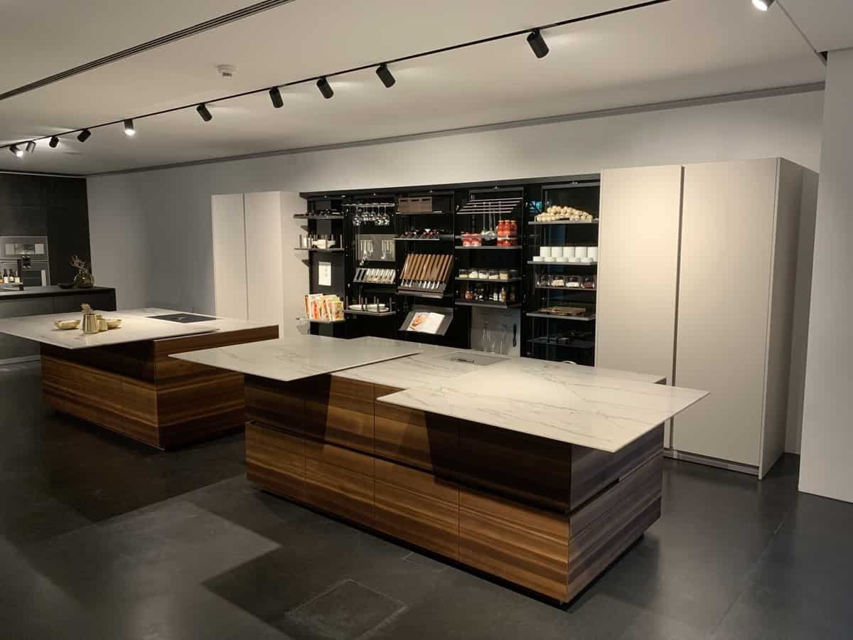eggersmann factory tour interlink bronze with smoked larch open cabinetry