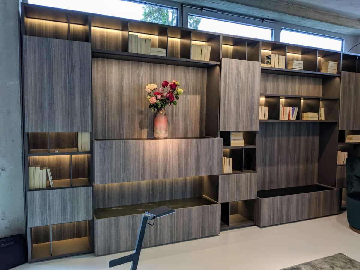 eggersmann factory tour interlink bronze closeupliving room storage shelves