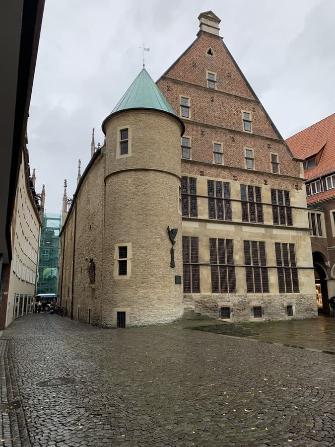 simple but interesting architecture of muenster germany