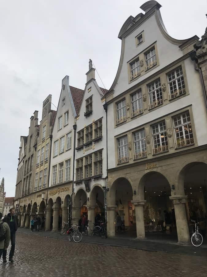 unique architecture of muenster germany