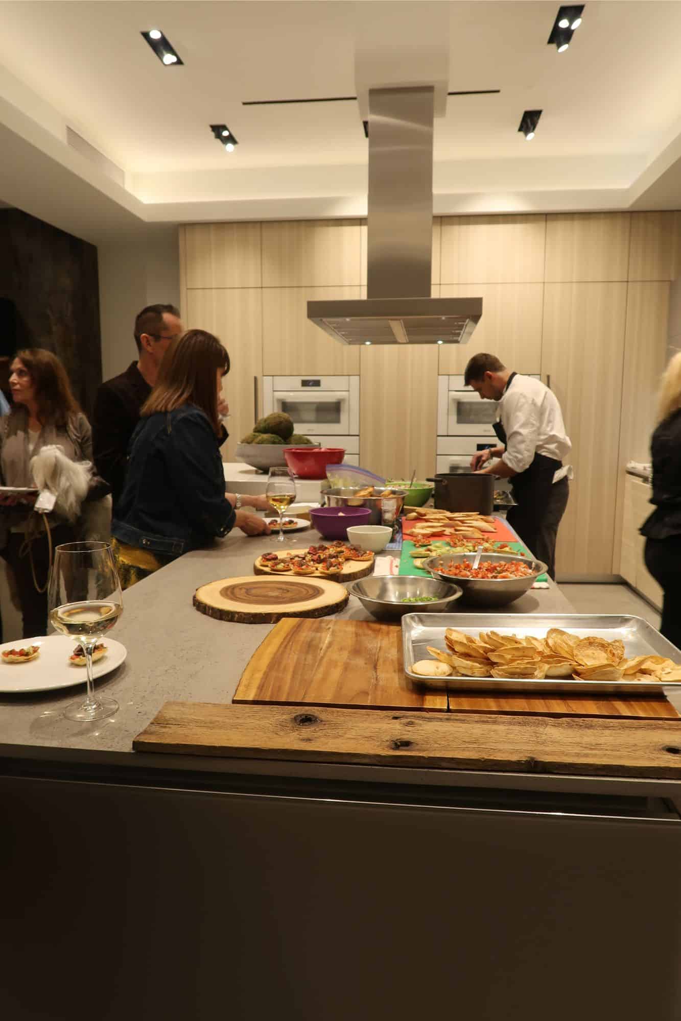 chef petr preparing a meal at the making function fabulous event at eggersmann la