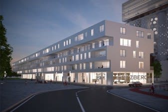the belgian multi-unit development project named balk van beel features 20 contemporary german kitchens designed and installed by eggersmann