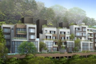 in hong kong china the multi-unit residential living complex includes 13 luxury kitchens by eggersmann