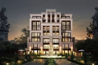 poly hyde park residential multi-unit development has 264 apartments featuring high-end contemporary cabinetry by eggersmann